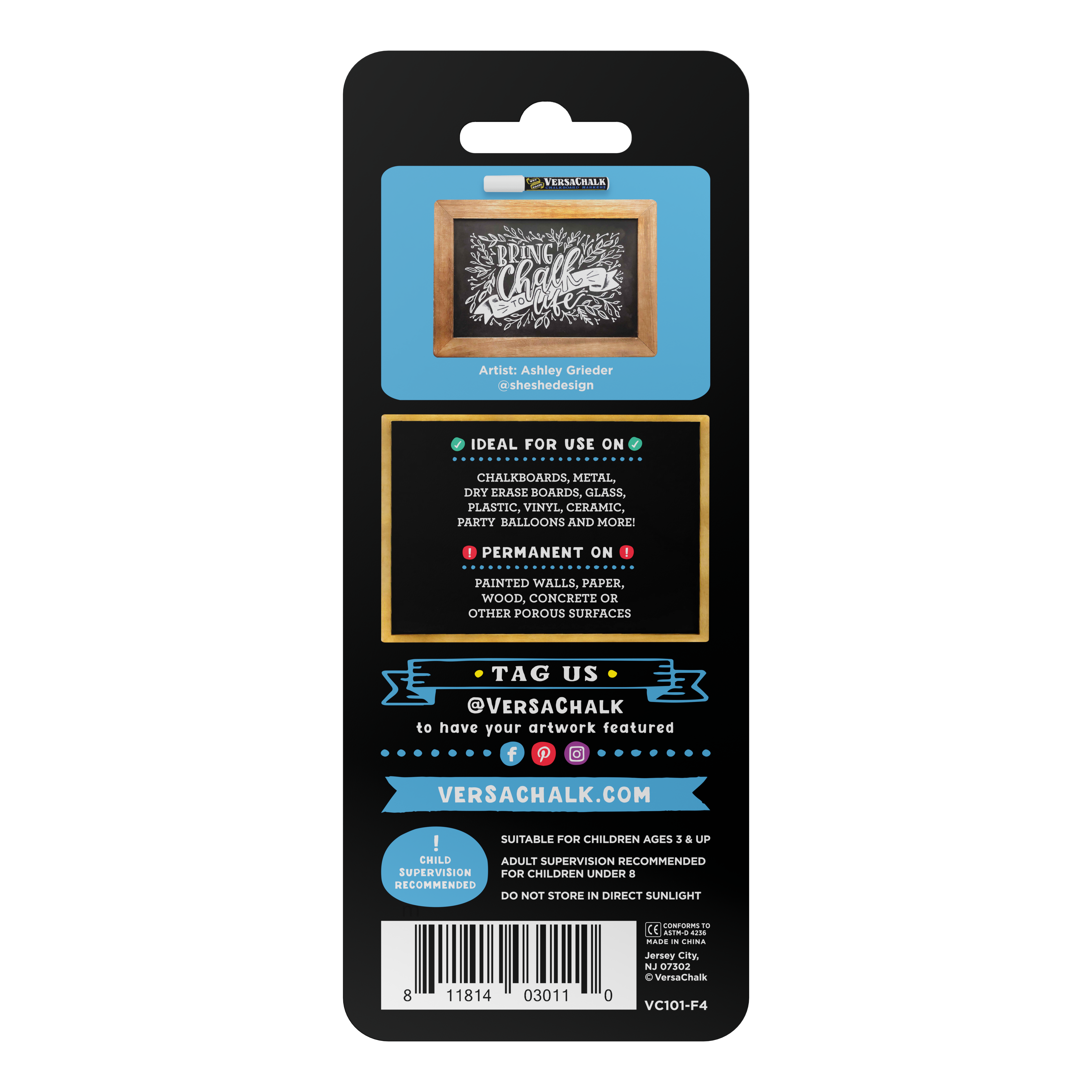 VersaChalk - Wholesale Marker - White Liquid Chalk Markers, Set of 411