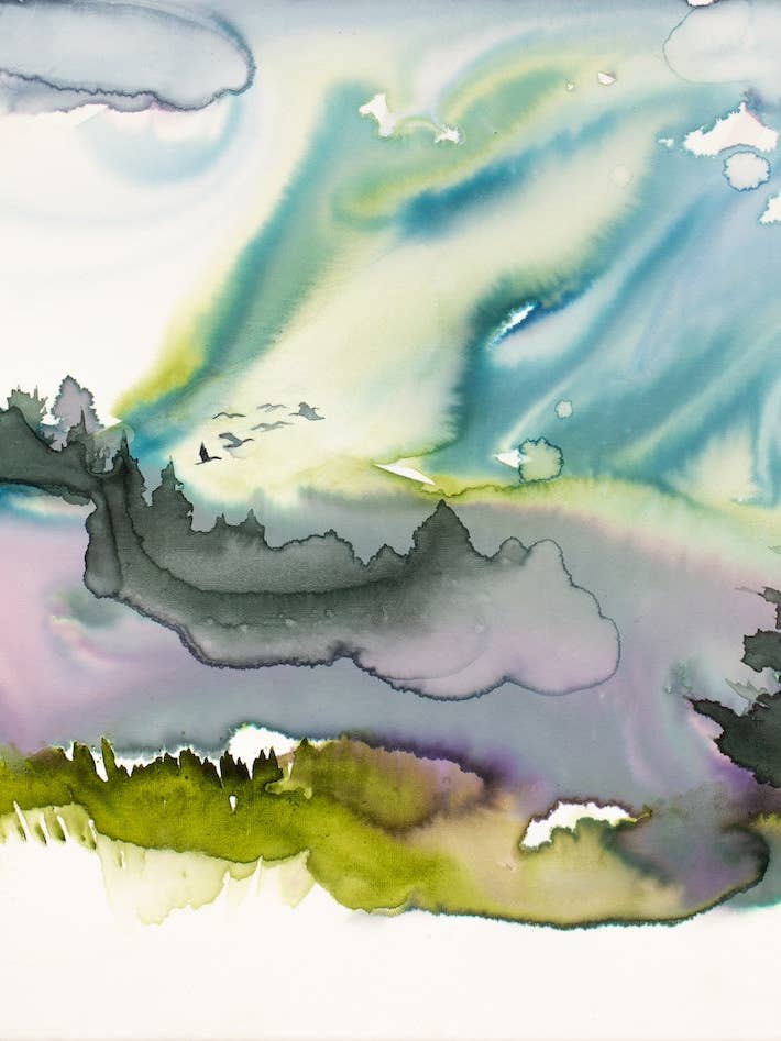 Berglandschaft Nr. 9 für den Großhandel von Elizabeth Becker