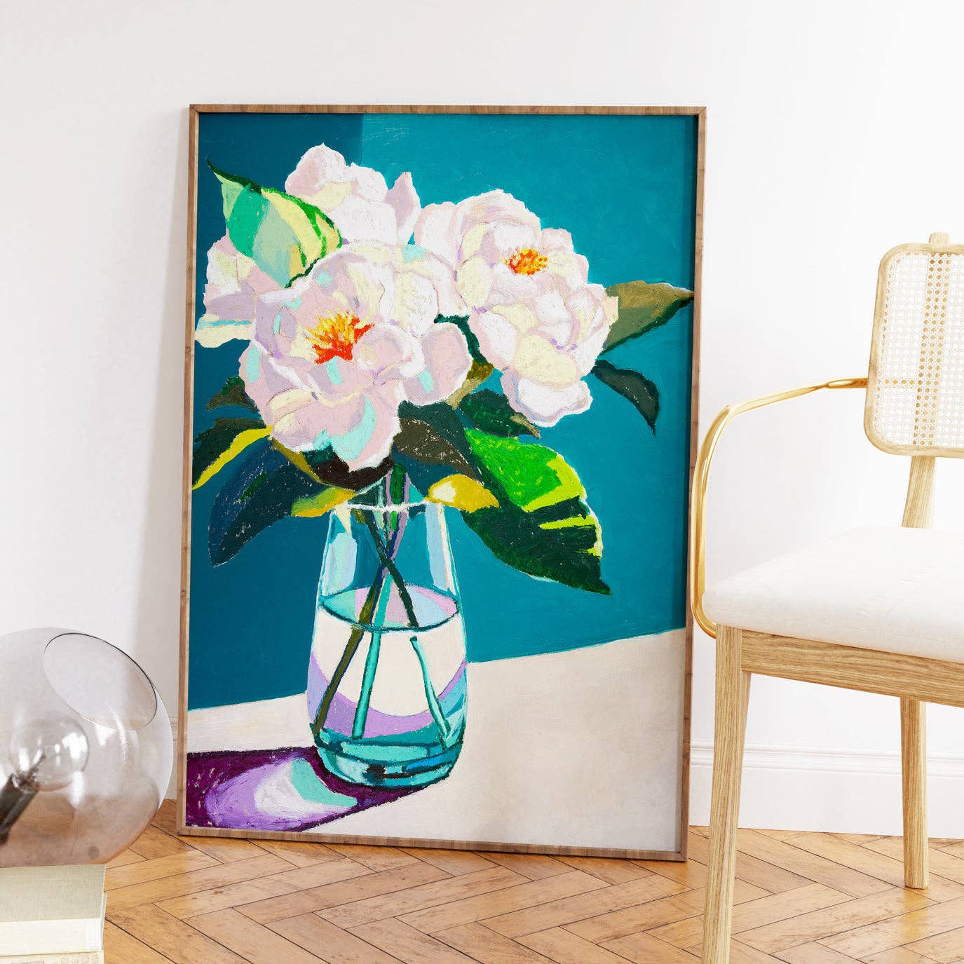 Julia Ockert - Wholesale Art Print - White Peonies Art Print1
