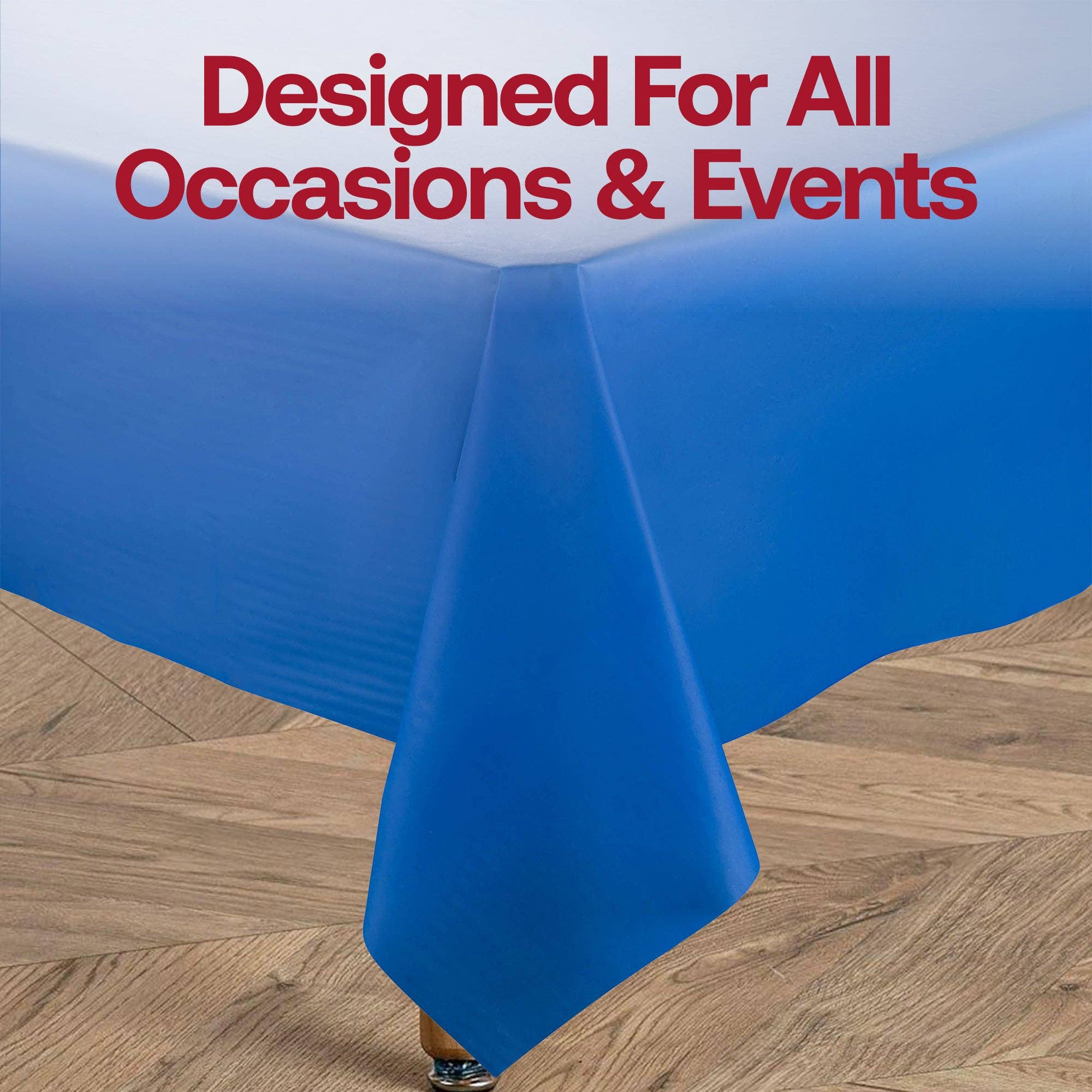 Smarty had a Party – wholesale Disposable table cover/runner – 54" x 108" Navy Plastic Tablecloths - 96 pcs5