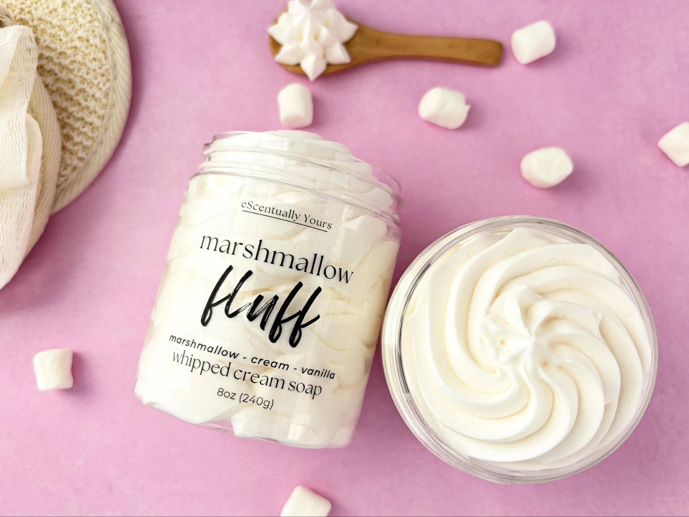 eScentually Yours – Großhandel Körperpeeling – Marshmallow Fluff Whipped Soap & Schäumendes Zuckerpeeling1