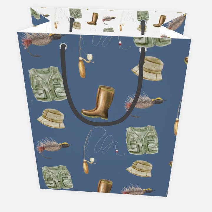 Hey Y'all Party - Wholesale Gift Bag - Fishing Gear Multi Blue Gift Bag Men2