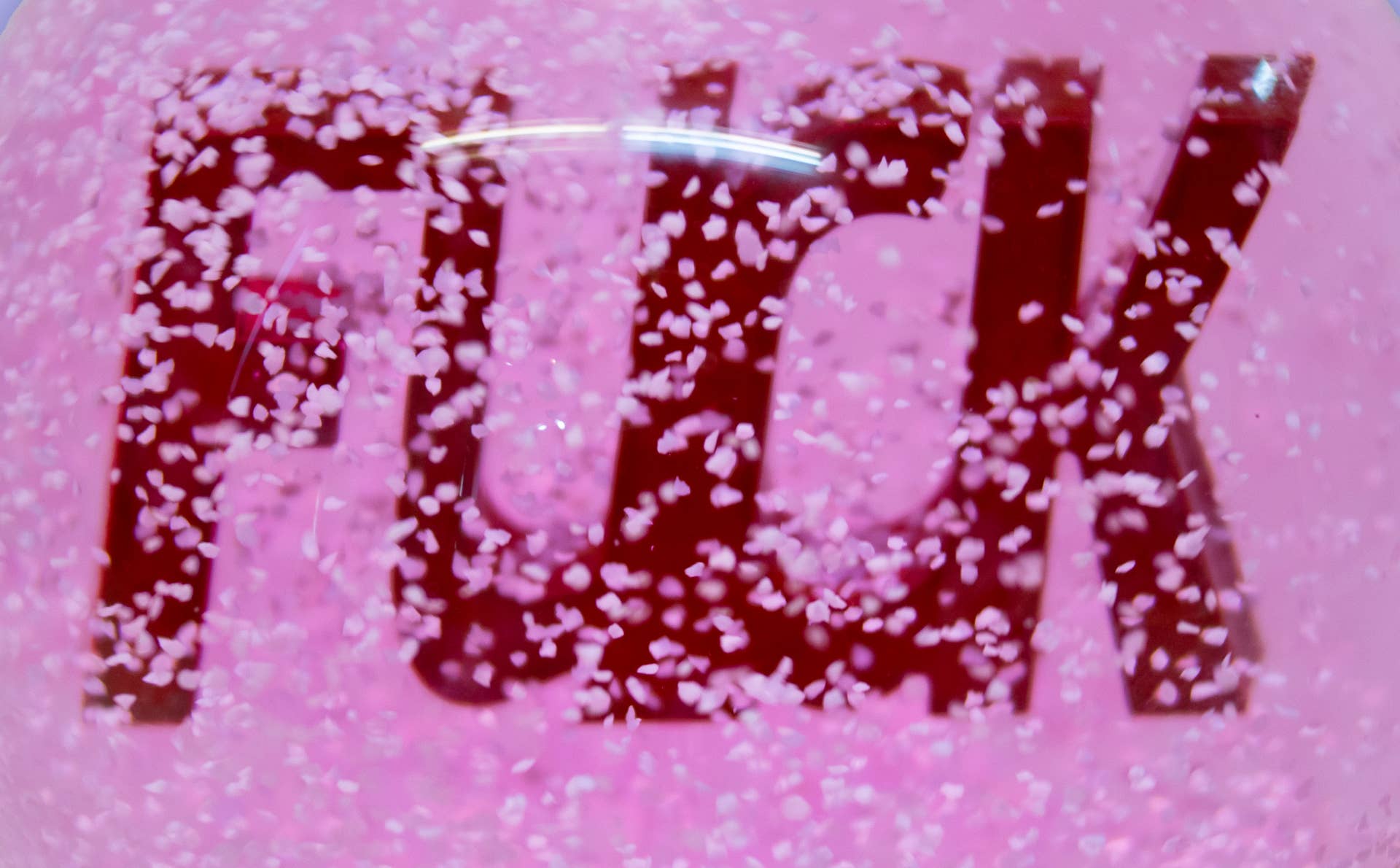 PUREPRODUCTSUSA - Wholesale Snow Globe - Blushing Pink Commemorative FGlobe1