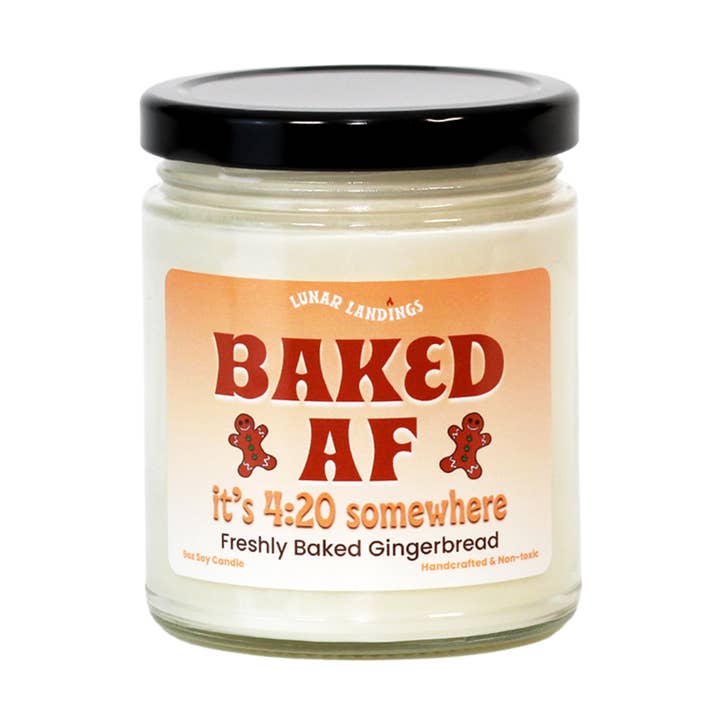 Bougie de soja en pain d'épice pour la vente par Lunar Landings