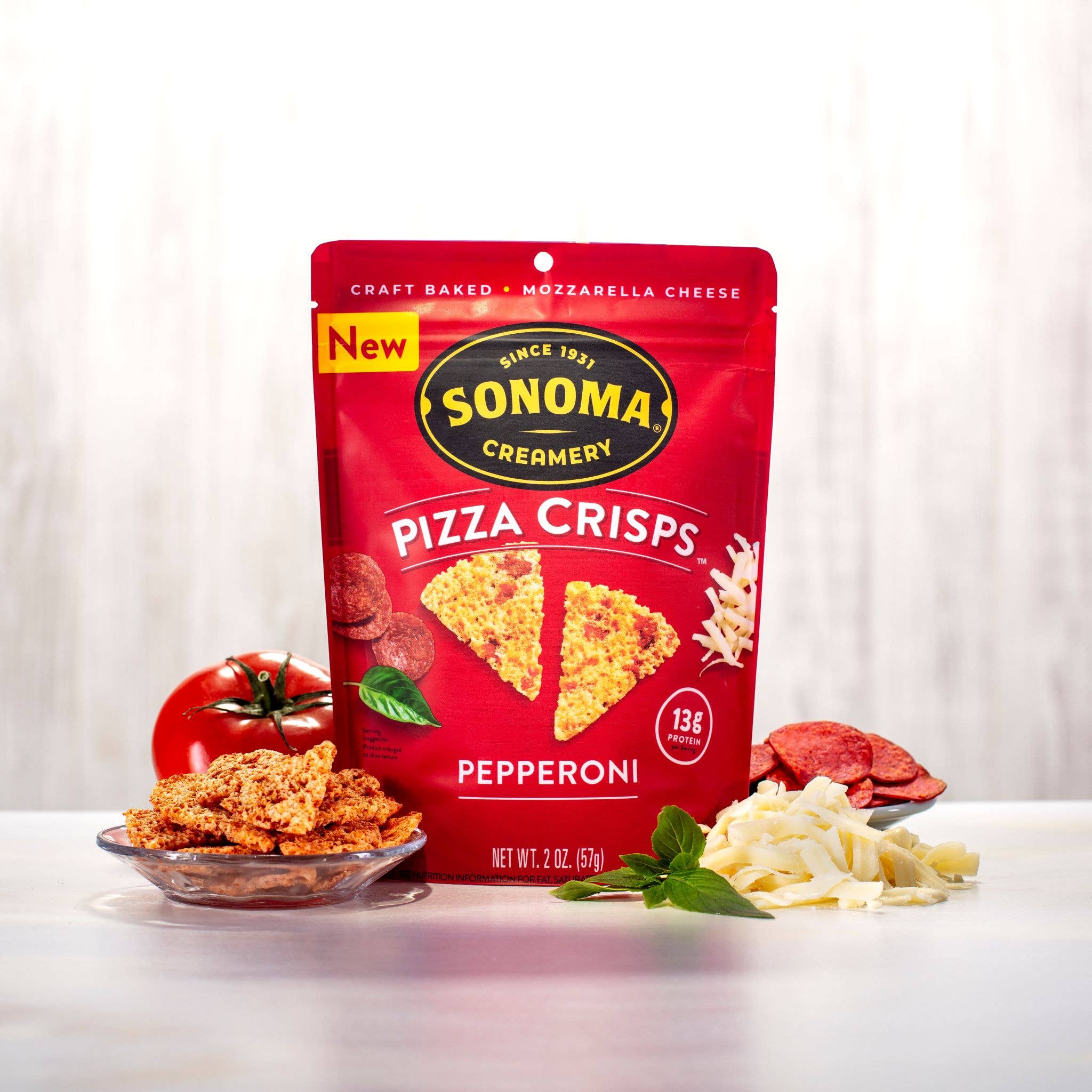 Sonoma Creamery - Wholesale Crackers - Pepperoni Pizza Crisps