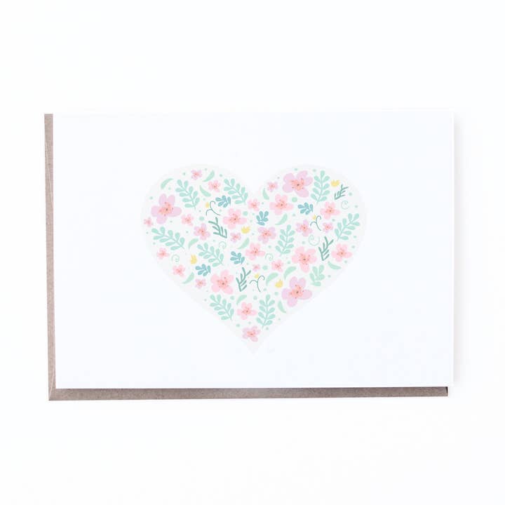 Heart Love Card for wholesale by Design Missions Co.