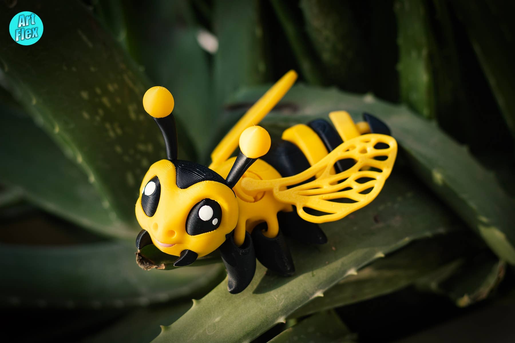 Great American Designs – Engroshandel Fidget - Børn – Bee og Queen Bee 3D-trykt artikuleret Fidget-legetøj2