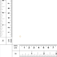 Plazko - Wholesale Craft Supplies - 14Kt Gold Filled 22ga 3mm Open Jump Ring- 100pcs/pk1