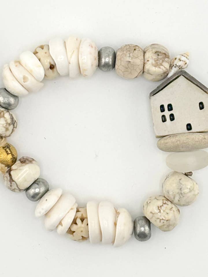 ALMA HERMOSA - CASA DE PLAYA HECHA A MANO - PULSERA para venta al por mayor de Beautiful Soul Jewelry