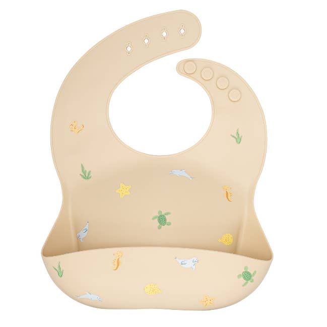 Silicone Bib | Hawaiian Sea Animals for wholesale by ava + oliver