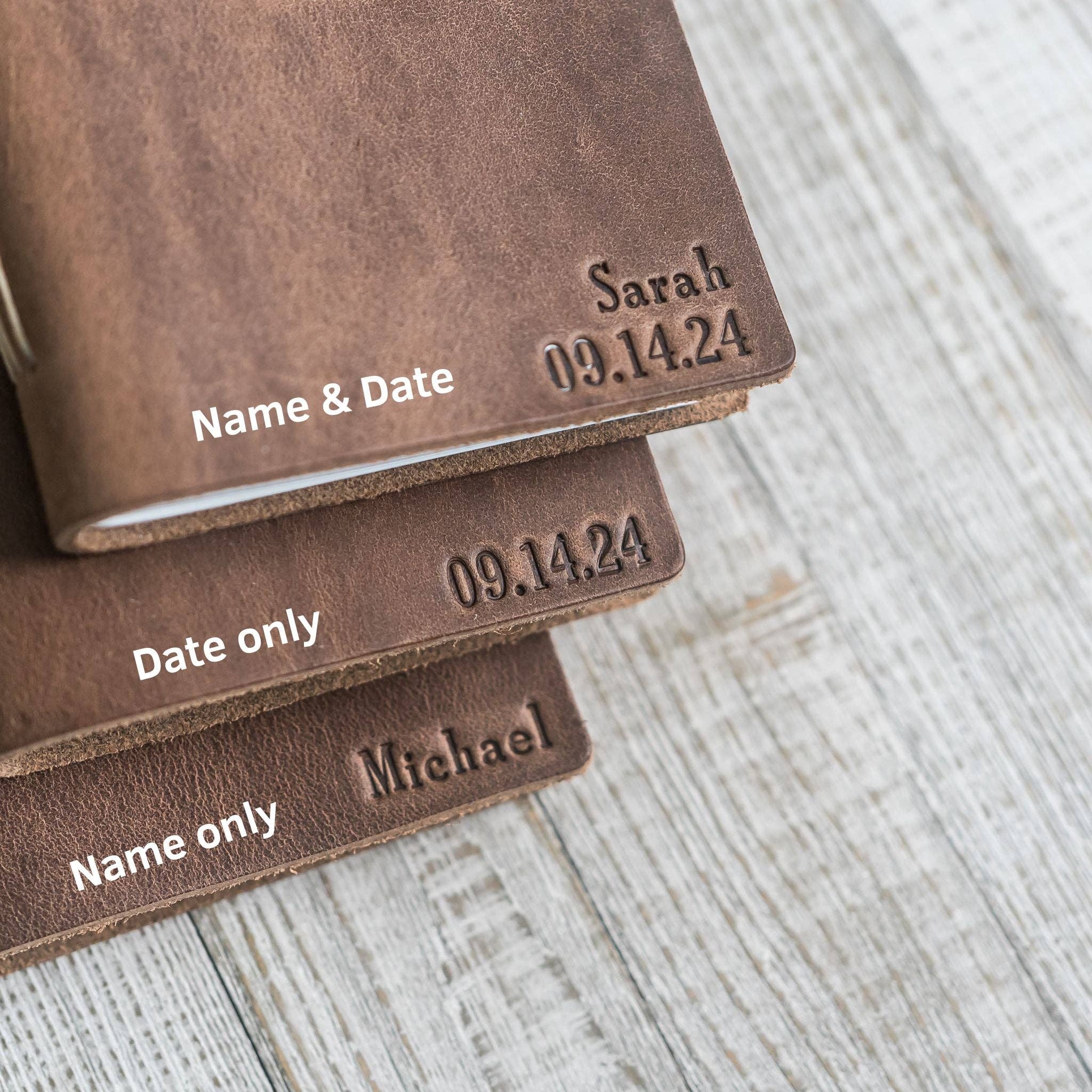 Ox & Pine - Wholesale Notebook - Our Vows Personalized Leather Wedding Vow Books with Name and/or Date3