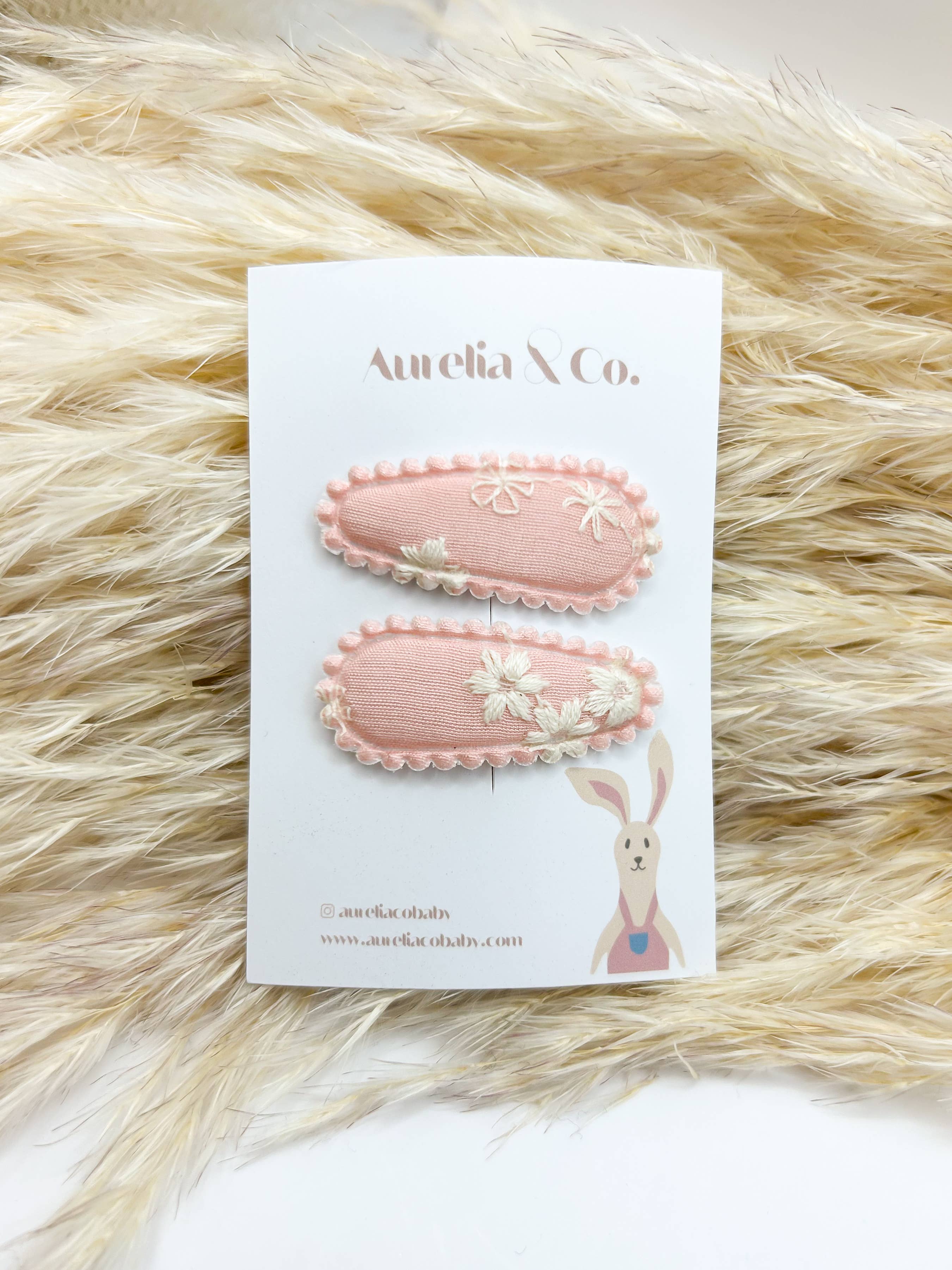 Aurelia & Co. Baby - Wholesale Hair Clip - Kids - Mini Baby Fabric Hair Barrettes1