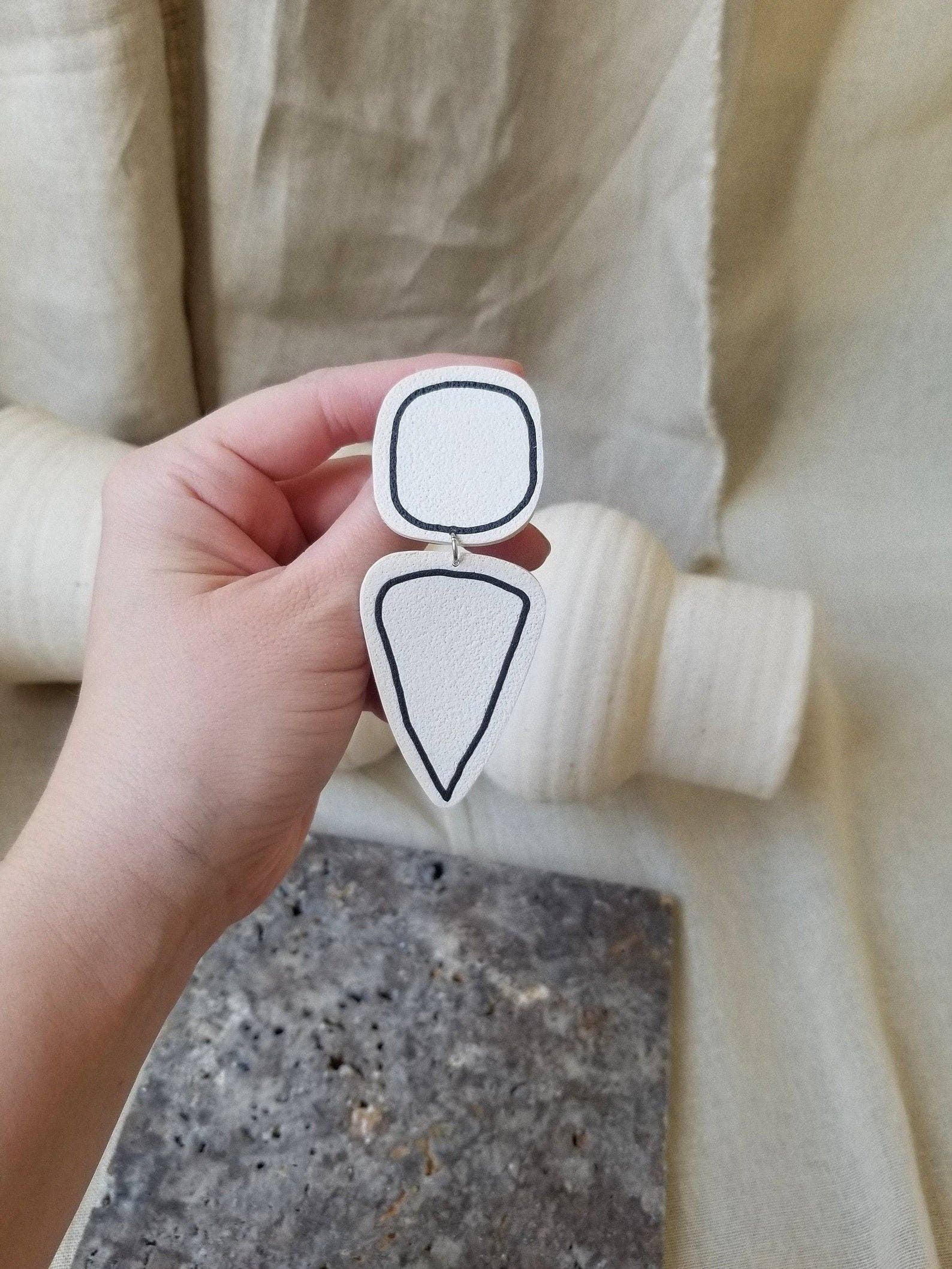 That Clay Girl Co. - Wholesale Dangle Earrings - Polymer Clay Earrings | Textured Earrings | Organic Earrings3