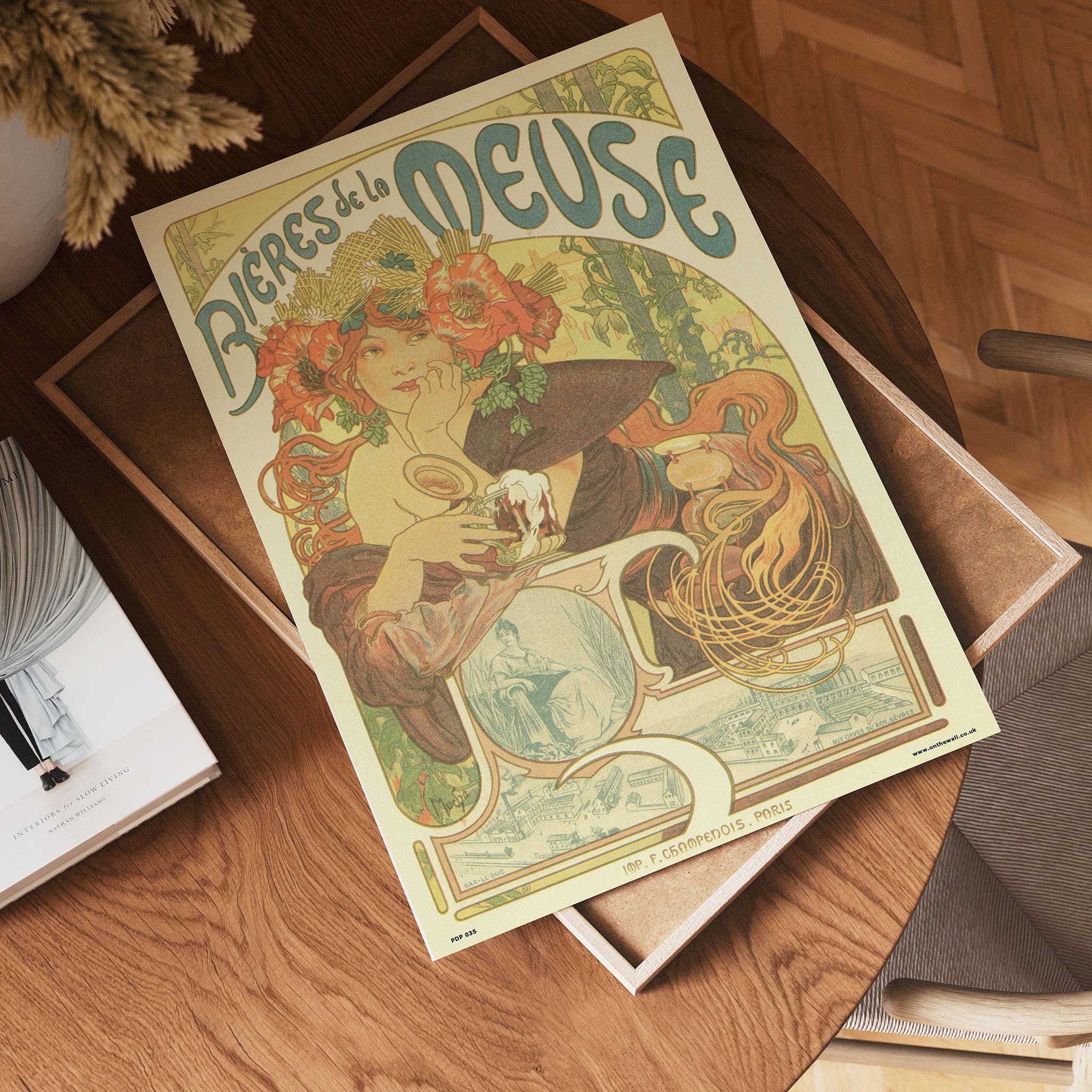 On The Wall Art Ltd - Wholesale Art Print - Art nouveau by Alphonse Mucha bieres de la meuse Poster Art Print 30x40cm1