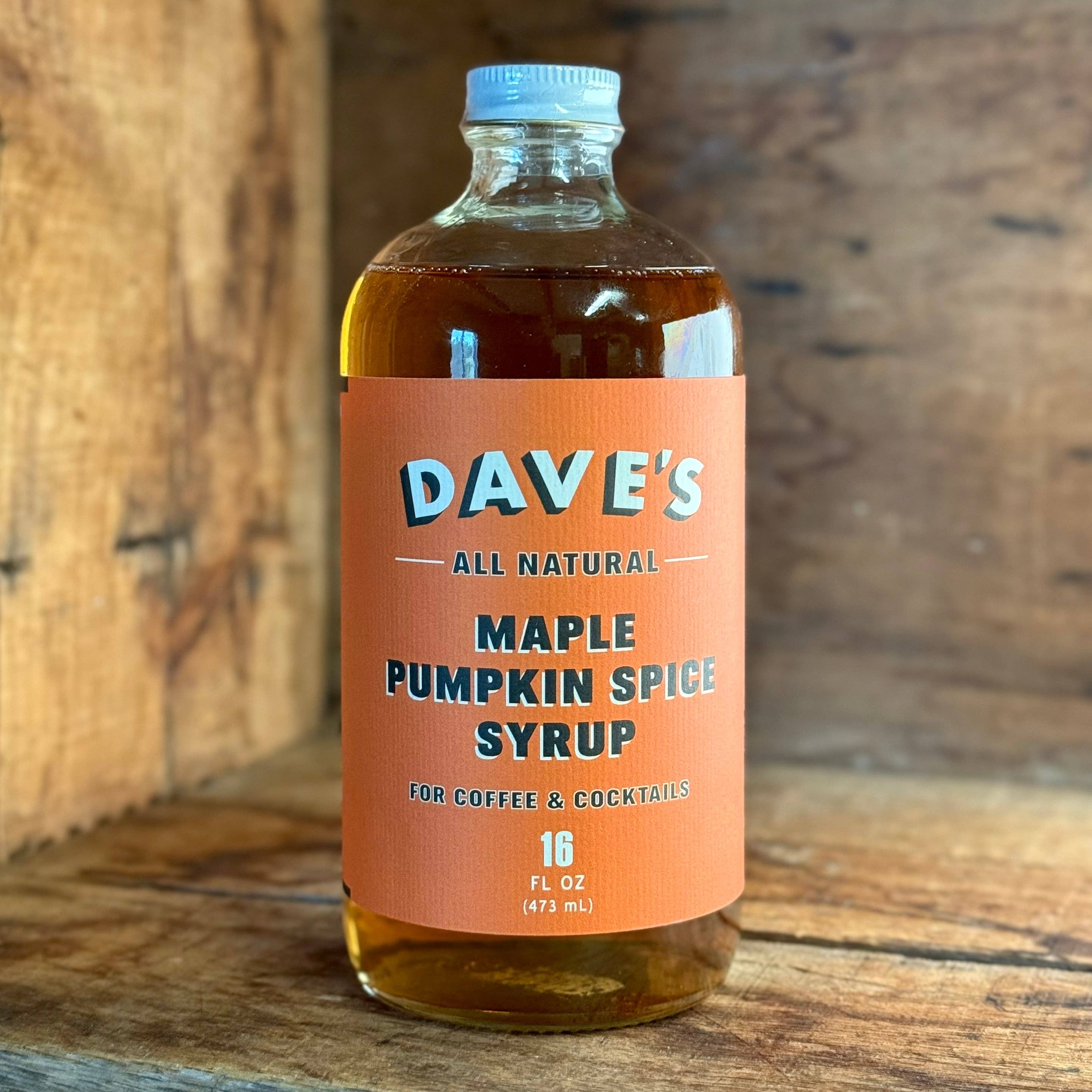 Dave's Coffee Roasters - Wholesale Cocktail Mix/Syrup - New England Maple Pumpkin Spice Syrup | Small-Batch5