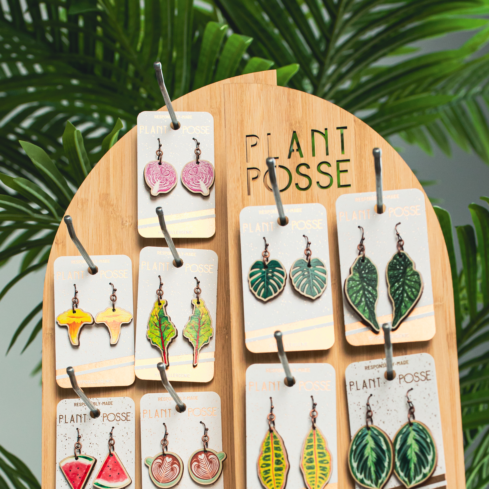 Plant Posse - Wholesale Sieradenstandaard en display - Sieradendisplay 1, klein staand houten rek6