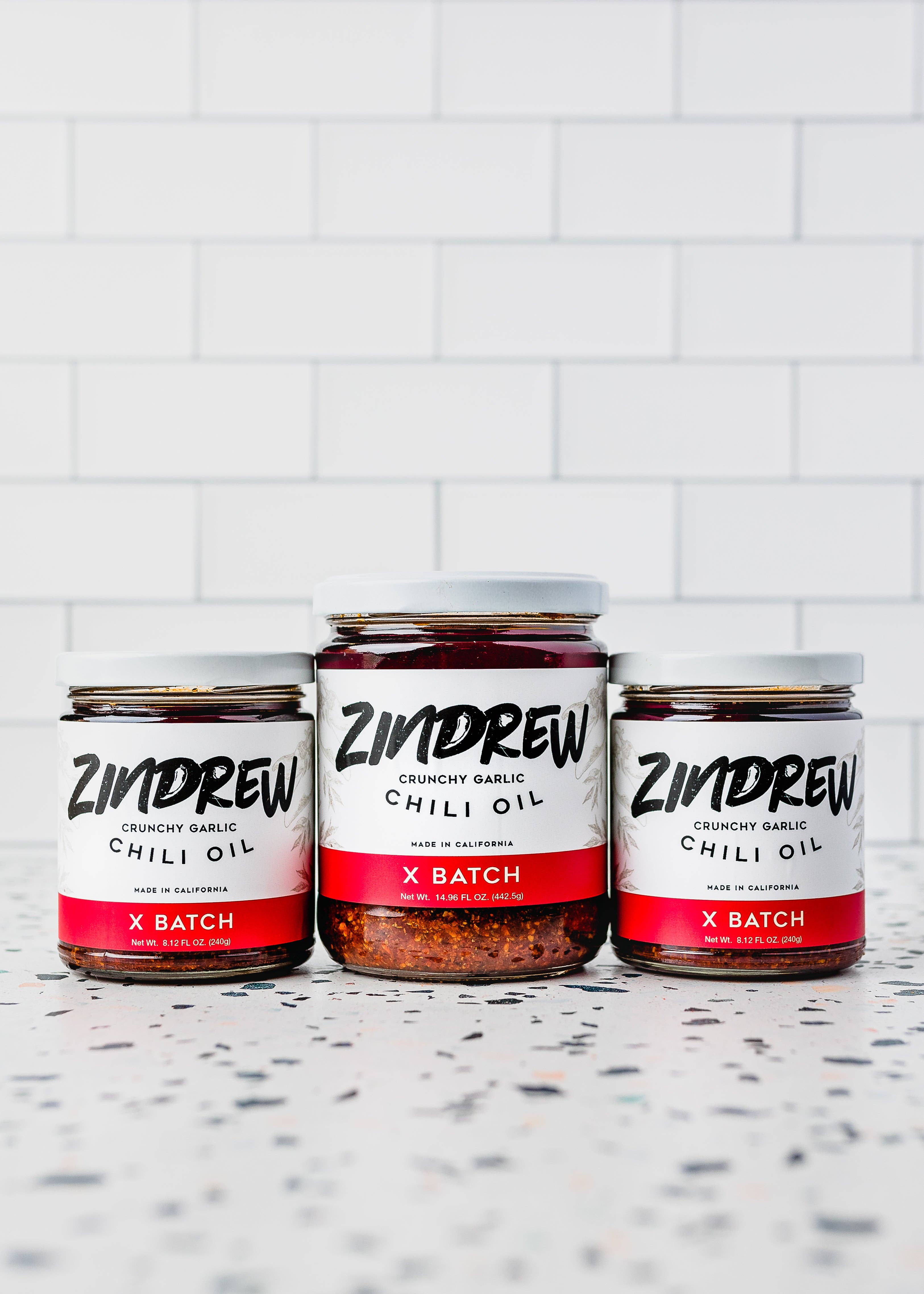 ZinDrew Chili - Wholesale Chili Paste - Zindrew Crunchy Garlic Chili Oil - X Batch3