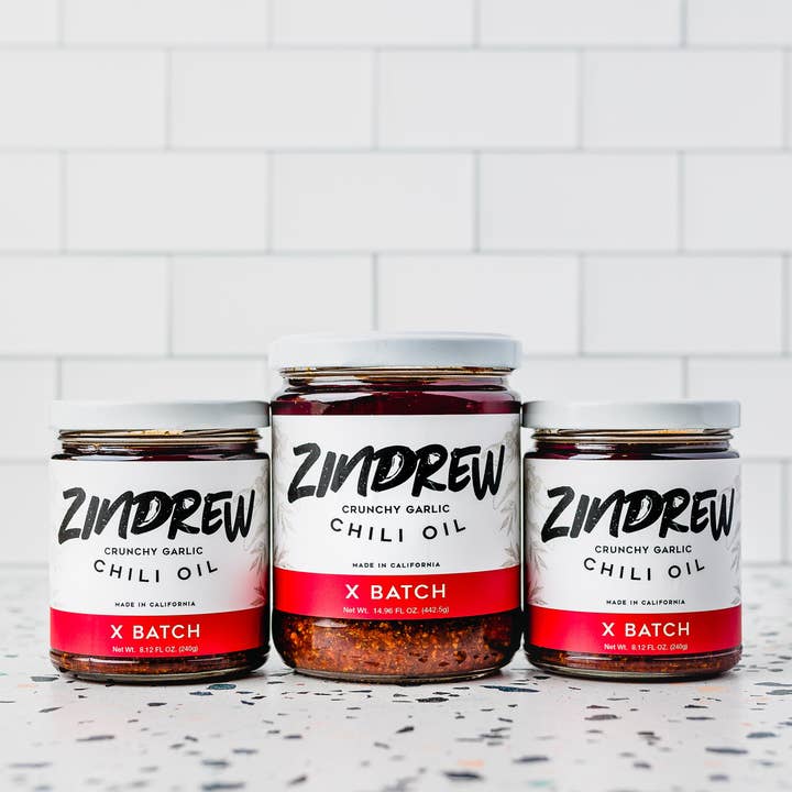 ZinDrew Chili - Wholesale Chili Paste - Zindrew Crunchy Garlic Chili Oil - X Batch3