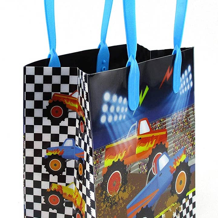 Tiny Mills - Wholesale Favor Bags - Monster Truck Party Favor Bags Treat Bags, 12 Pack (Copy)2