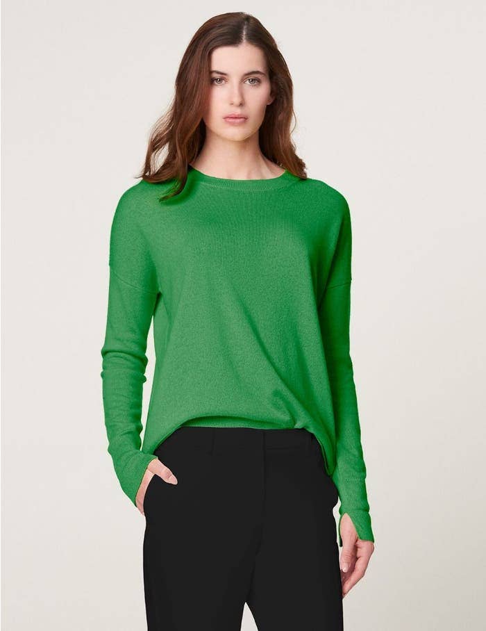 Winser London – wholesale Knitted jumper – Women′s – Audrey Cashmere Boyfriend Jumper6