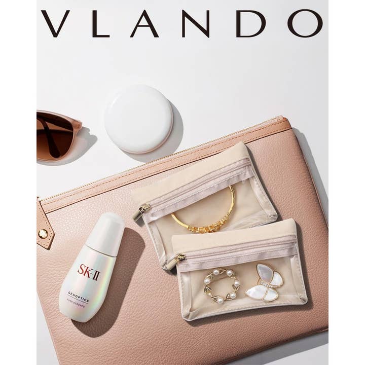 wandf - Wholesale Jewelry Box/Organizer - 6Pcs Portable Jewelry Storage Pouch, Transparent Zipper Bags12