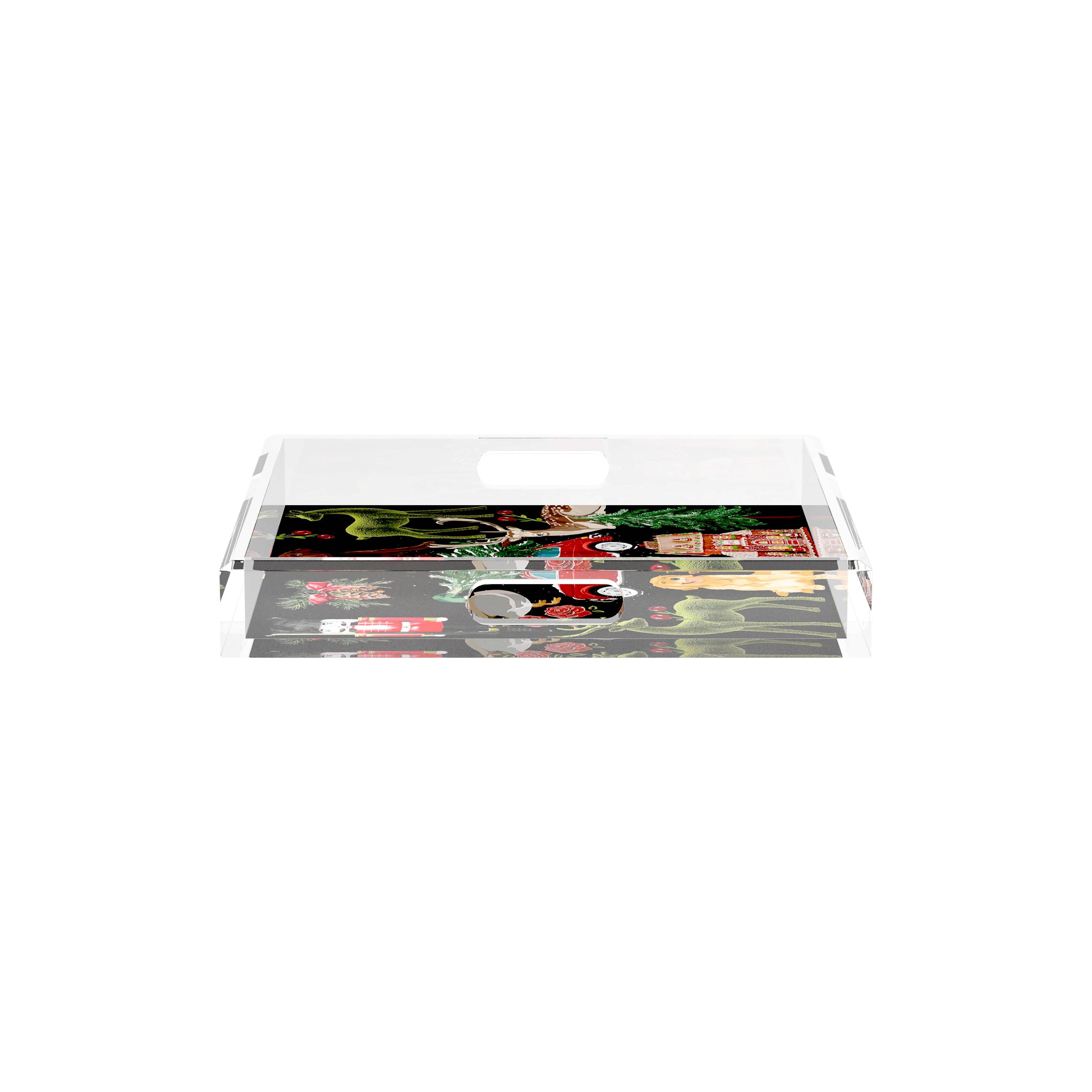 Nicolette Mayer Collection - Wholesale Decorative Tray - Ultimate Christmas Acrylic Square Decorative Tray5