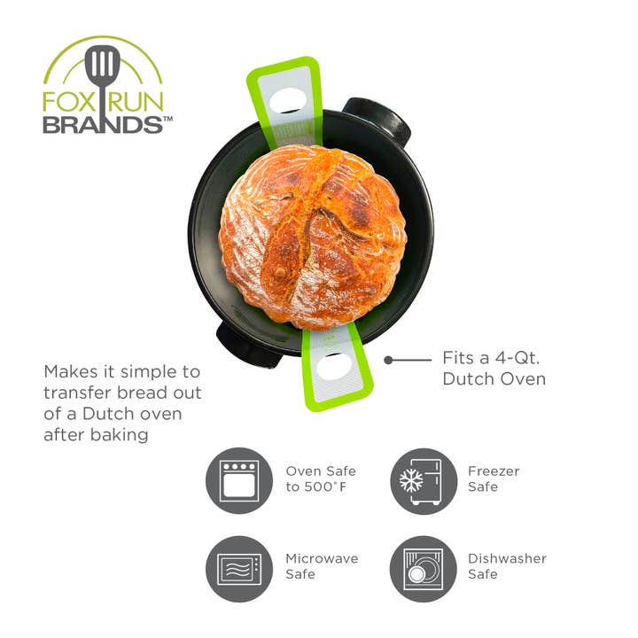 Fox Run Brands - Wholesale Bread Pan - Fox Run Non-Stick Silicone Bread Sling For Dutch Ovens