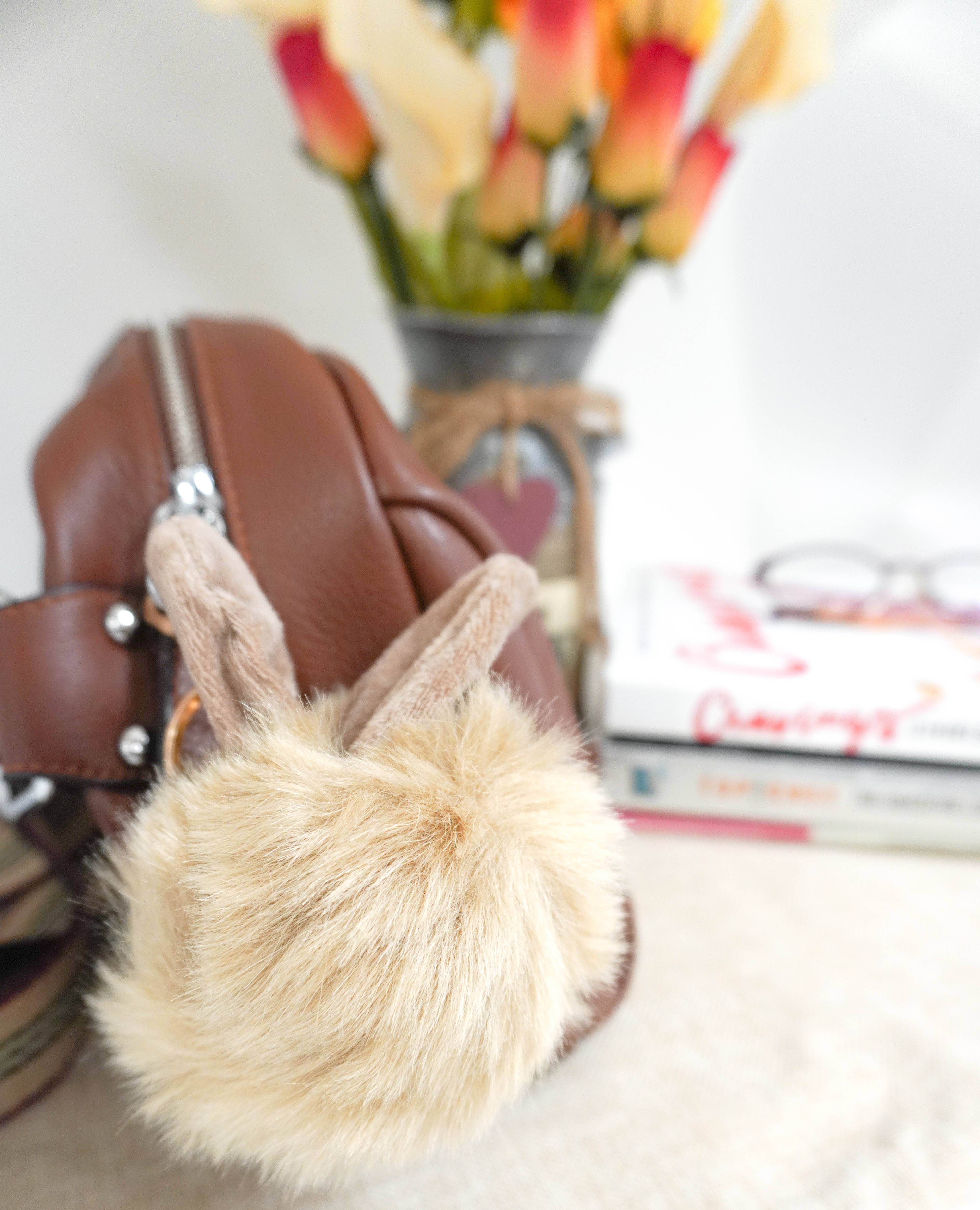 littletwinkleco - Vendita all'ingrosso Portachiavi - Donna - Portachiavi coniglietto con soffice pompon/portachiavi coniglietto in pelliccia di peluche4