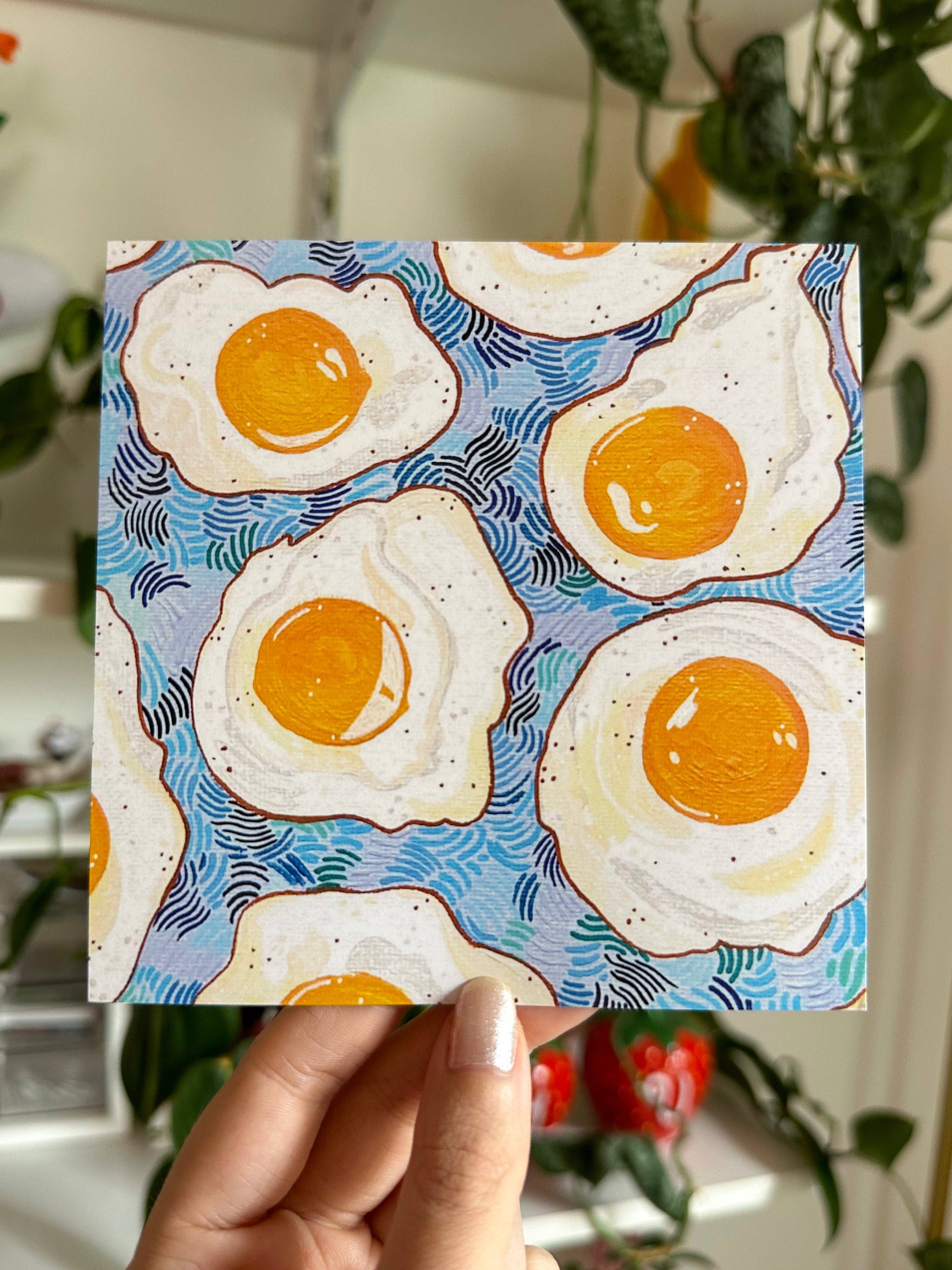 lu bremer design - Wholesale Art Print - eggs square mini art print - 5x59