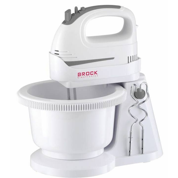 Håndmixer med skål BROCK HMB 3009 WH, 220-240V~50Hz, 300W for engroshandel hos Sland
