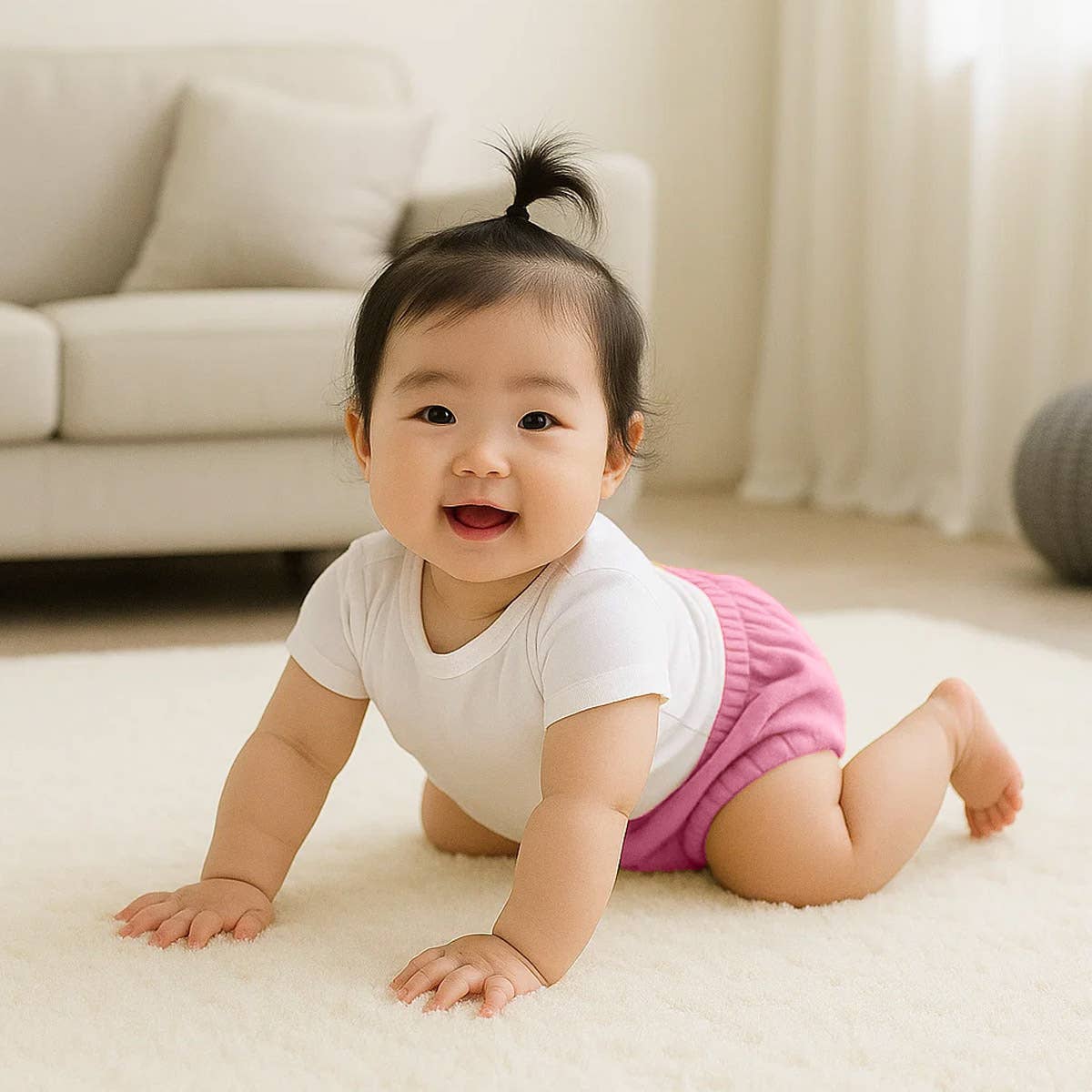 PAPATE - Wholesale Underwear/Diaper Cover - Baby - Organic Cotton Bloomers in Pink and Strawberry4