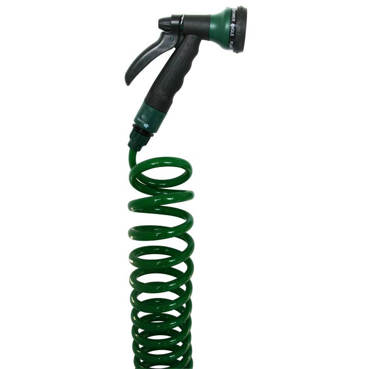 JARDIN Y NATURA OUTDOOR & GARDEN PRODUCTS SL - Wholesale Garden Tool - EVA HQ bicolor 15-meter spiral hose - Natrix 15.23
