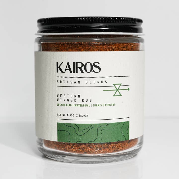 Western Winged Rub for wholesale by Kairos Artisan Blends