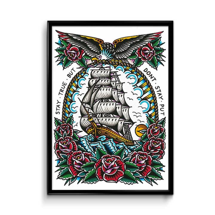 Steen Jones - Wholesale Art print - 'Stay True' Print0