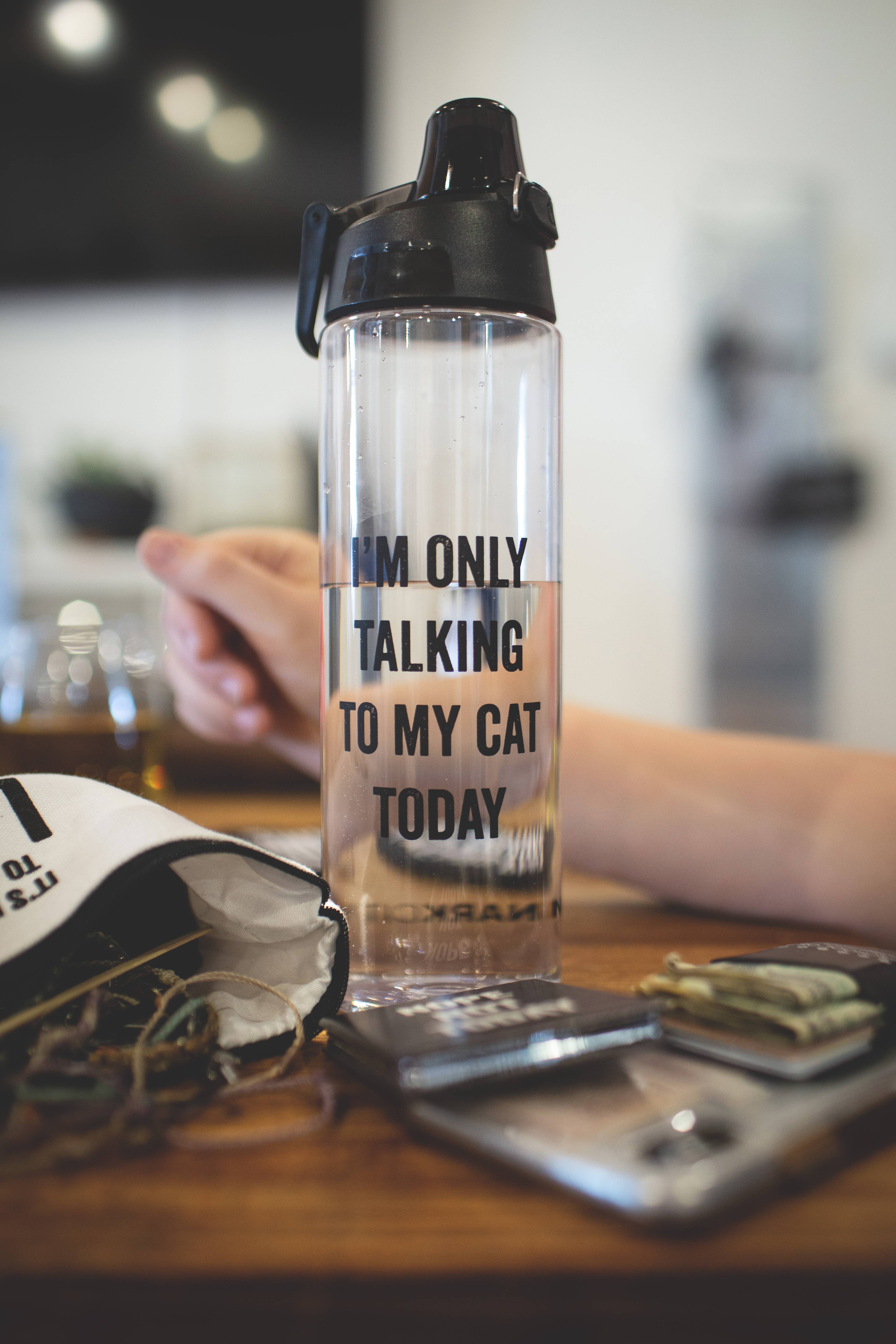 SNARK CITY - Wholesale Water Bottle - My Dog Says No Water Bottle5