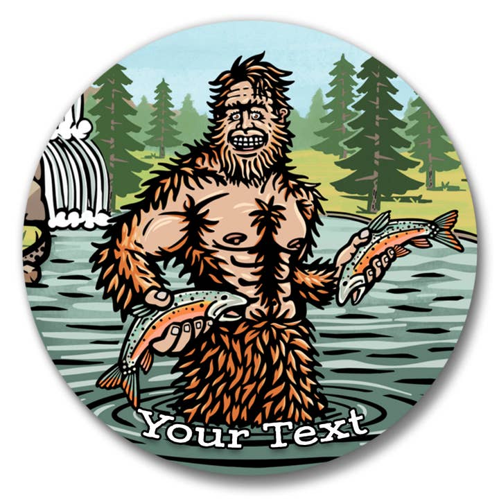 Magnets | Bottle Openers | Custom Sasquatch for wholesale by Two Little Fruits