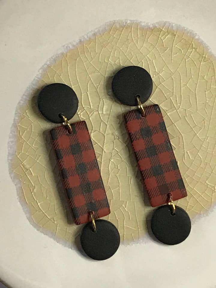 Buffalo Check Dangle for wholesale by Looped