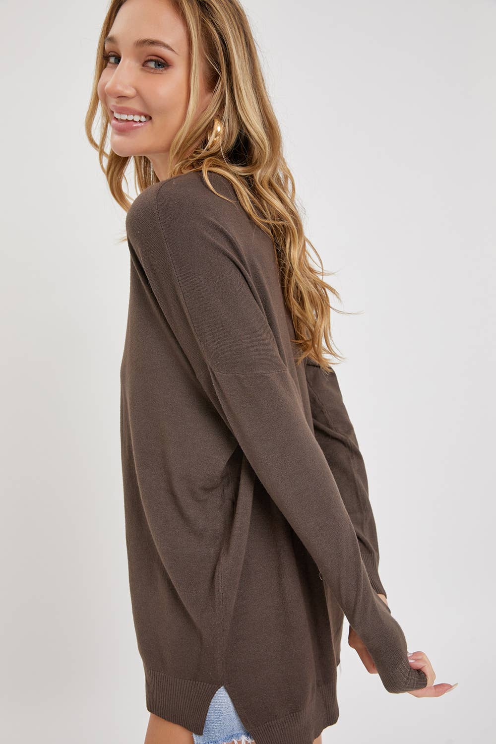 Sweet Lovely by Jen - Vente Pull tunique – femme -  HAUT ET PULL EN TRICOT DÉCONTRACTÉS POUR TOUS LES JOURS25