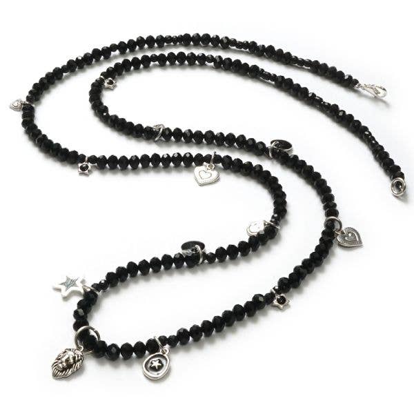 Magiclove Silvershiny 88/100, Long Crystal Bead Necklace for wholesale by SchauTime