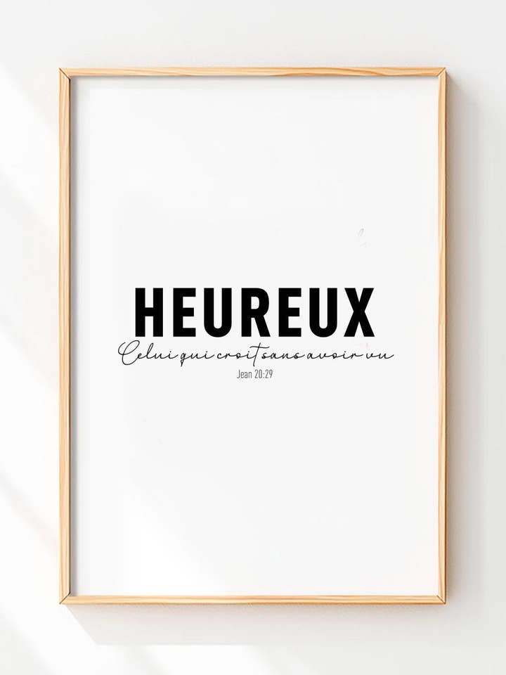 John 20:29 - Christian Poster for wholesale by MokaMouse