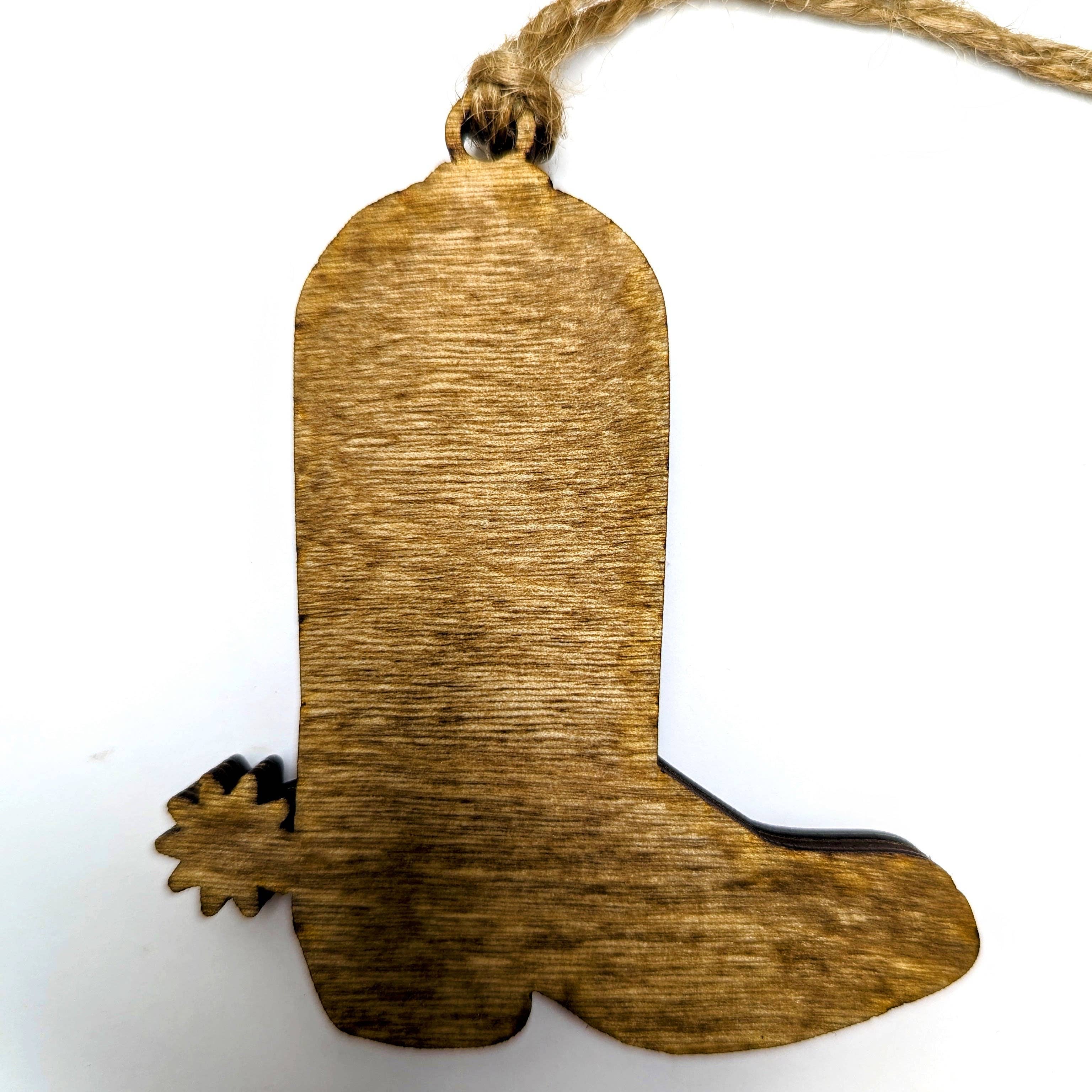 The Little Ornament Shop - Wholesale Ornament - Cowboy Boot Christmas Ornament1