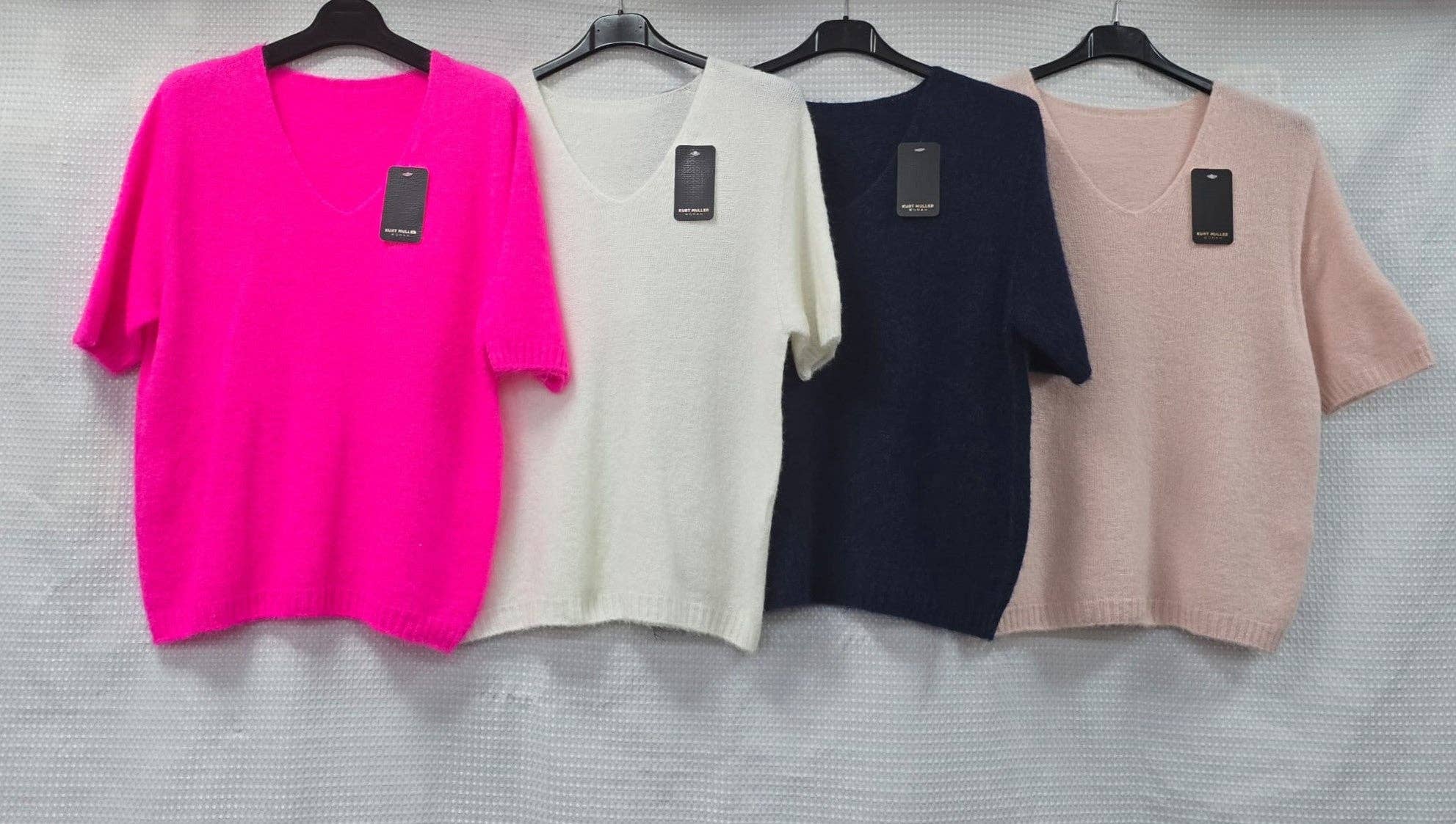 Kurt Muller - Wholesale Knit Sweater - Women's - V Neck Angora Knit jumper5