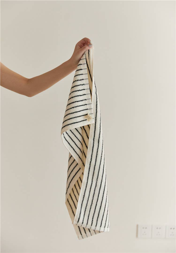 INSPECIAL HOME - Wholesale Bath Towel - Retro Style 100% Cotton Soft Absorbent Striped Bath Towel13