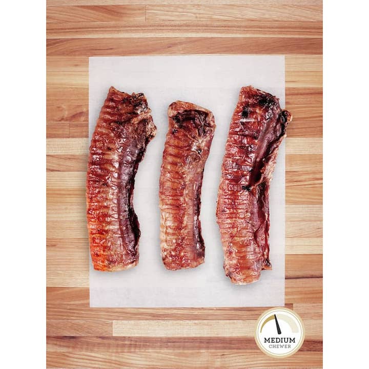 Farm Hounds - Wholesale Pet Treats - Dog - Bulk Chew: Beef Trachea (6"-7") - All-Natural