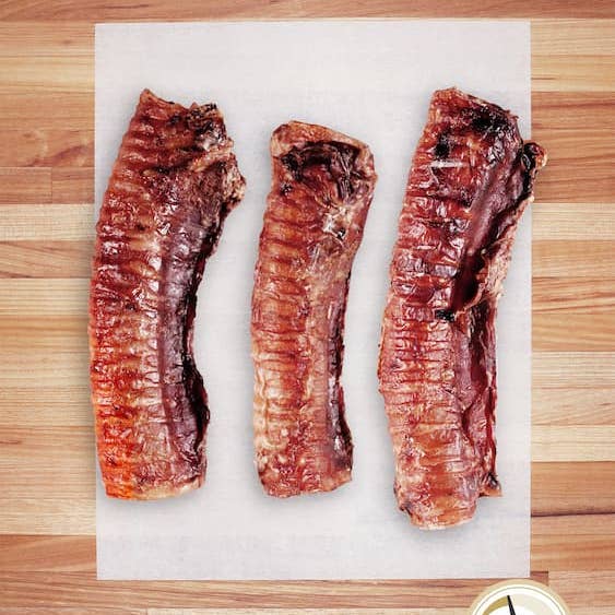 Farm Hounds - Wholesale Pet Treats - Dog - Bulk Chew: Beef Trachea (6"-7")