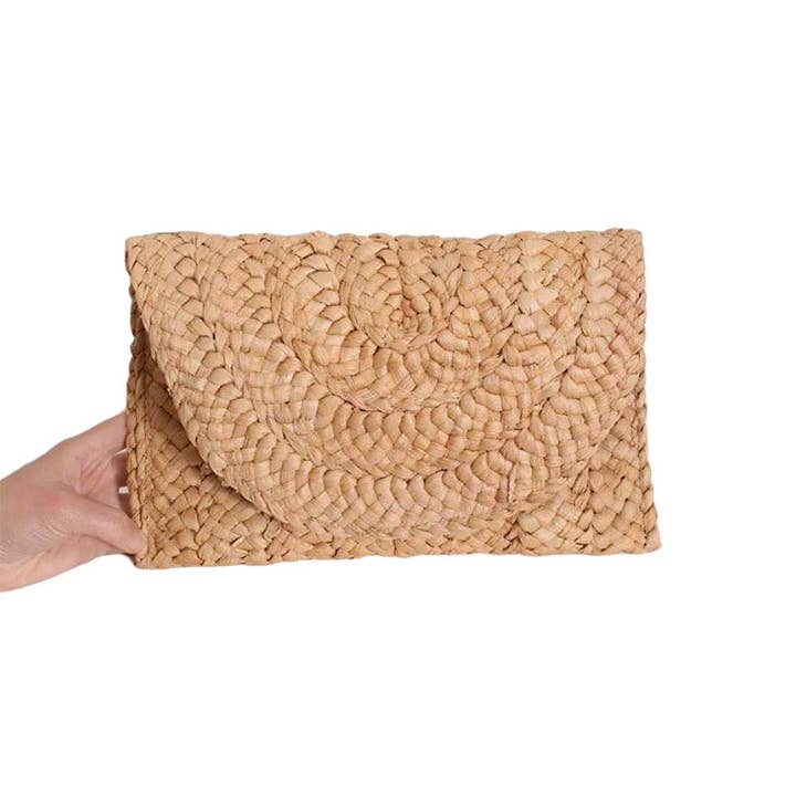 Rattan Braided Clutch Bag for wholesale by Shopping2help