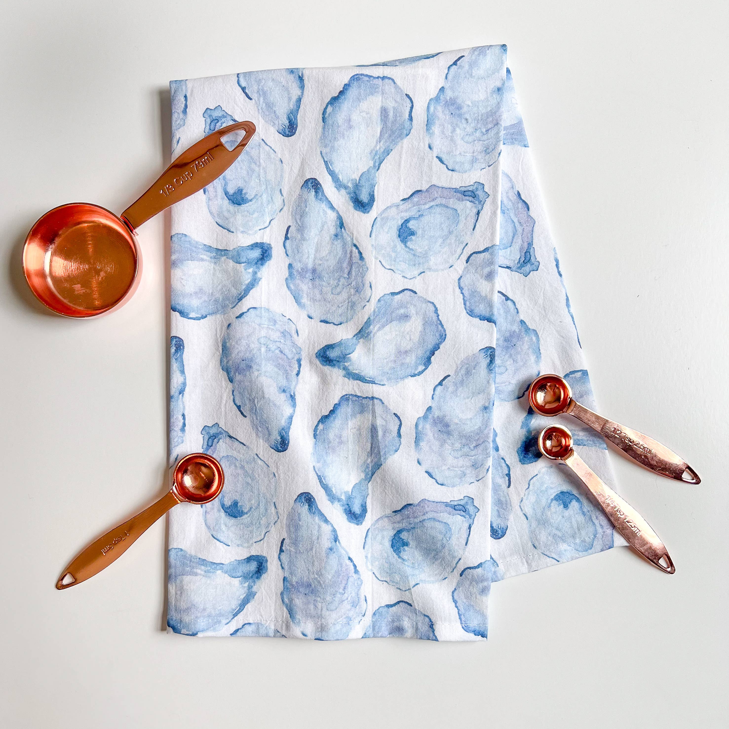 Gert & Co - Wholesale Tea Towel - Mussel Shell Kitchen Tea Towel | Oyster Shell Dish Towel4