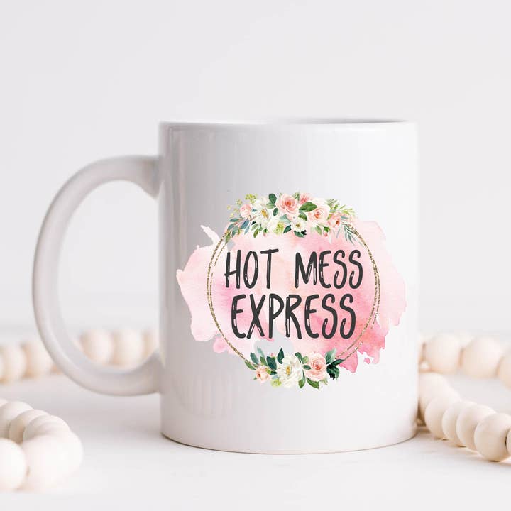 Hot Mess Express Coffee Mug, Funny, Humor Mugs for wholesale by Hm Mugs