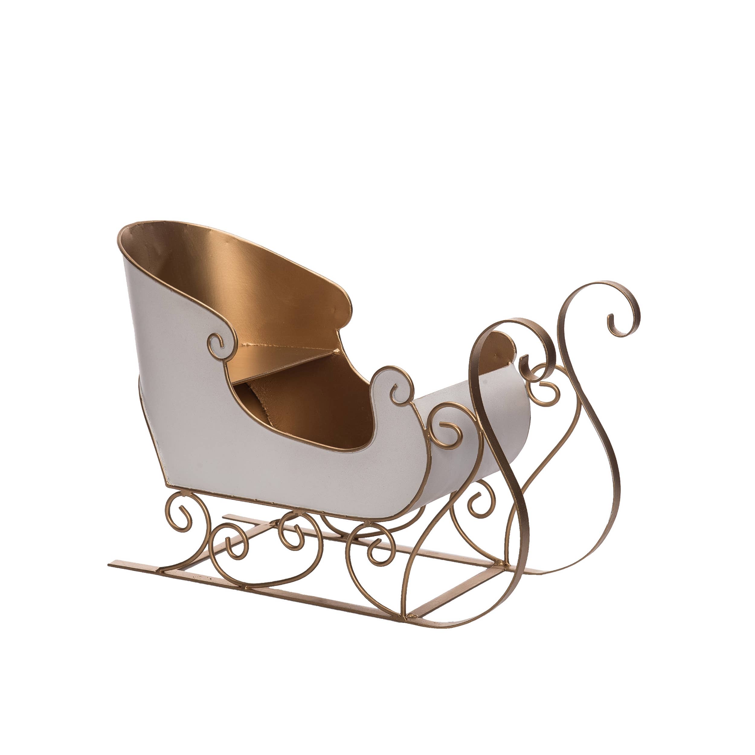 Transpac - Wholesale Christmas Decoration - Metal 16.06" Christmas Sled DS