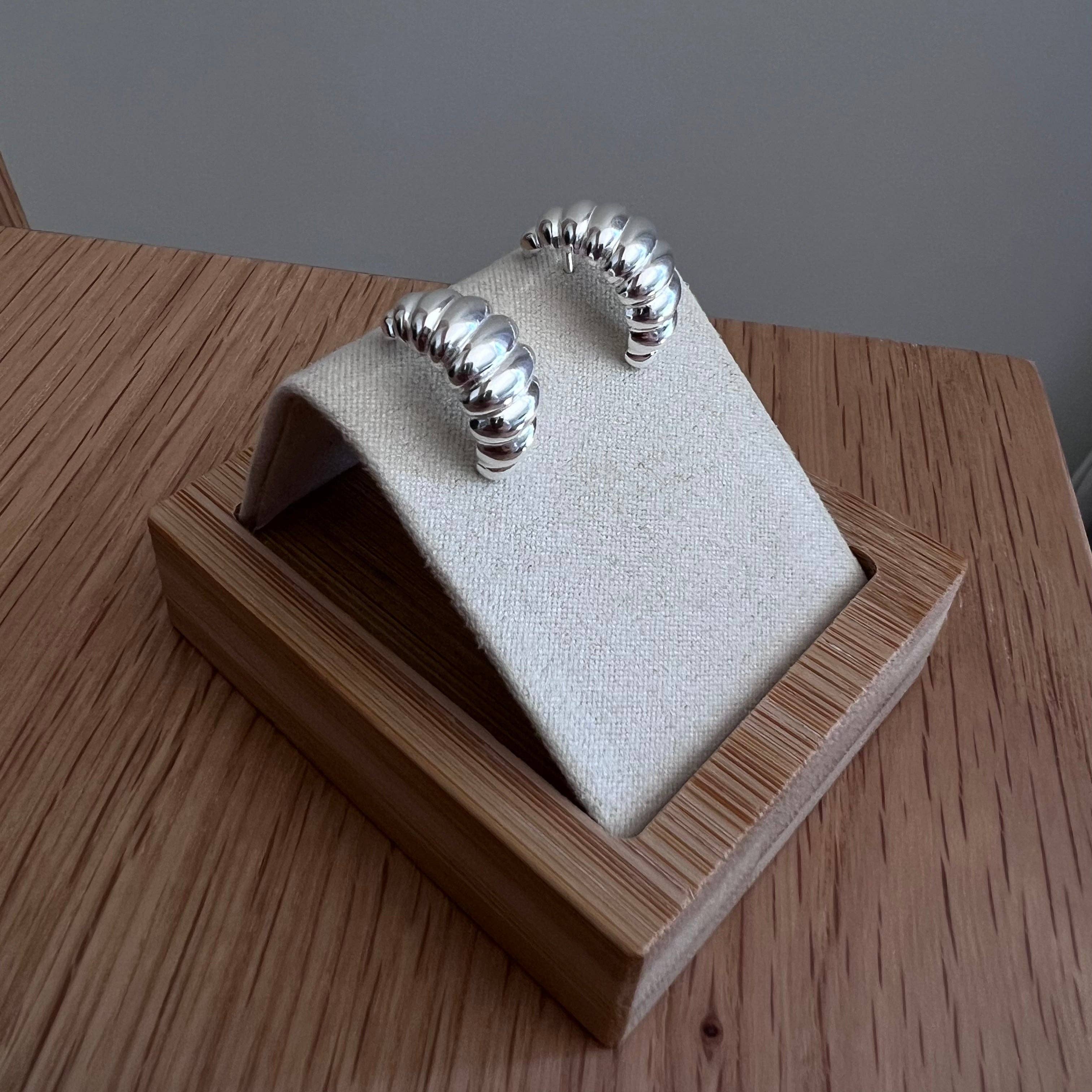 Silver Linings Collection - Wholesale Hoop Earrings - Callie Earring - Silver0